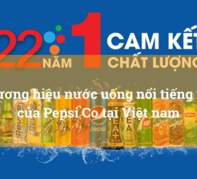 8 thương hiệu nước uống nổi tiếng nhất của Pepsi Co tại Việt nam