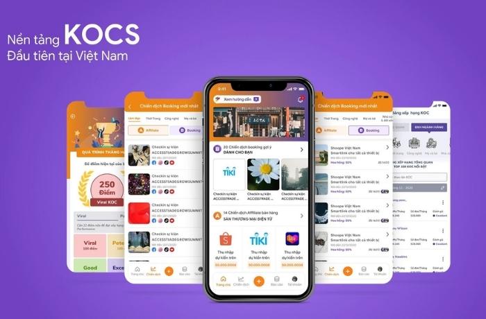 Ứng dụng KOC là gì - Nền tảng KOCS đầu tiên tại Việt Nam